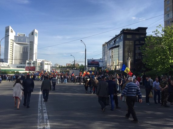 Мітинг у Кишиневі закінчився зіткненнями з поліцією