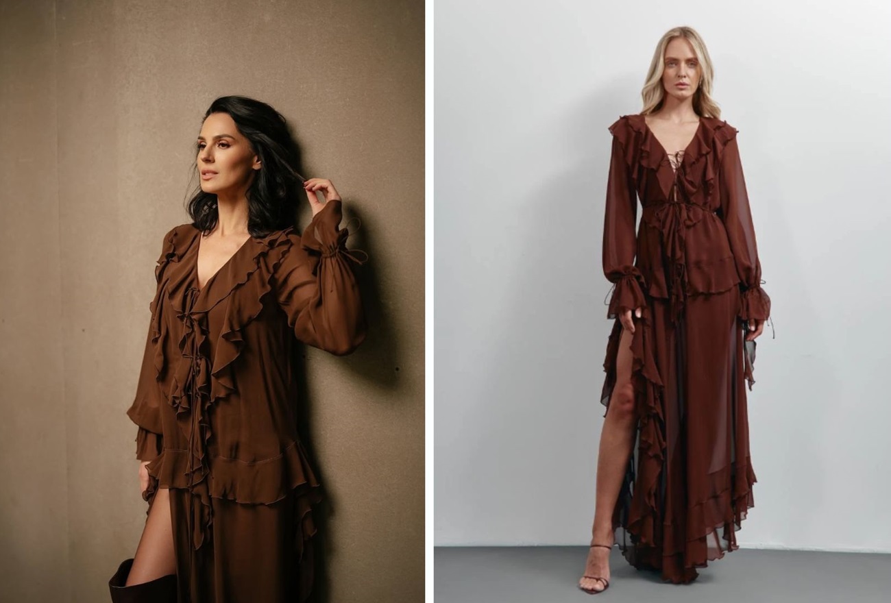 Маша Єфросиніна "засвітила" ніжки в сукні за 30 тисяч та ефектних чоботах (фото)