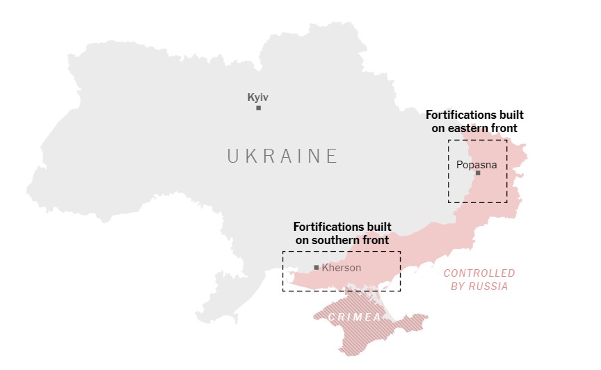 Оборона у землі. Чи зможуть нові російські укріплення стримати ЗСУ (супутникові фото)