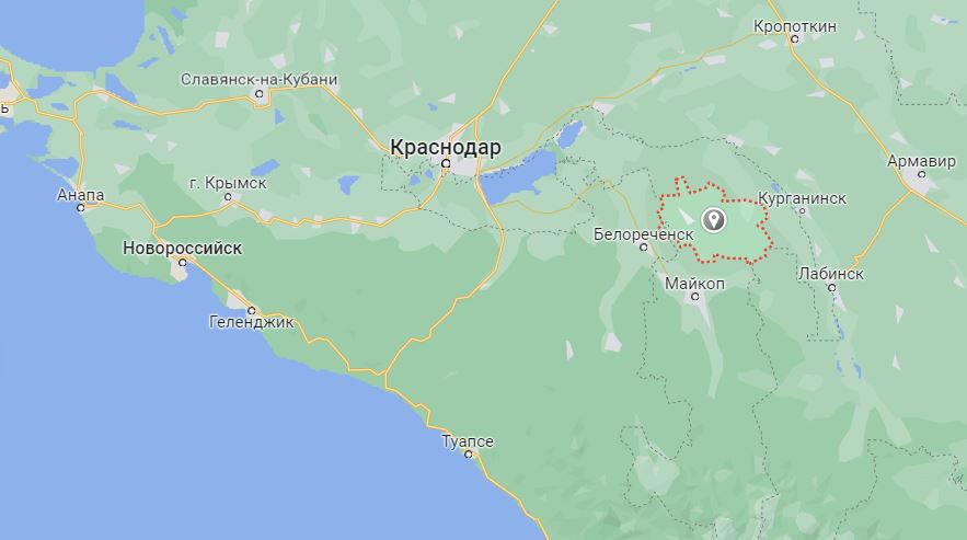 В российской Адыгее заявили о падении "неизвестного летательного аппарата" (фото)