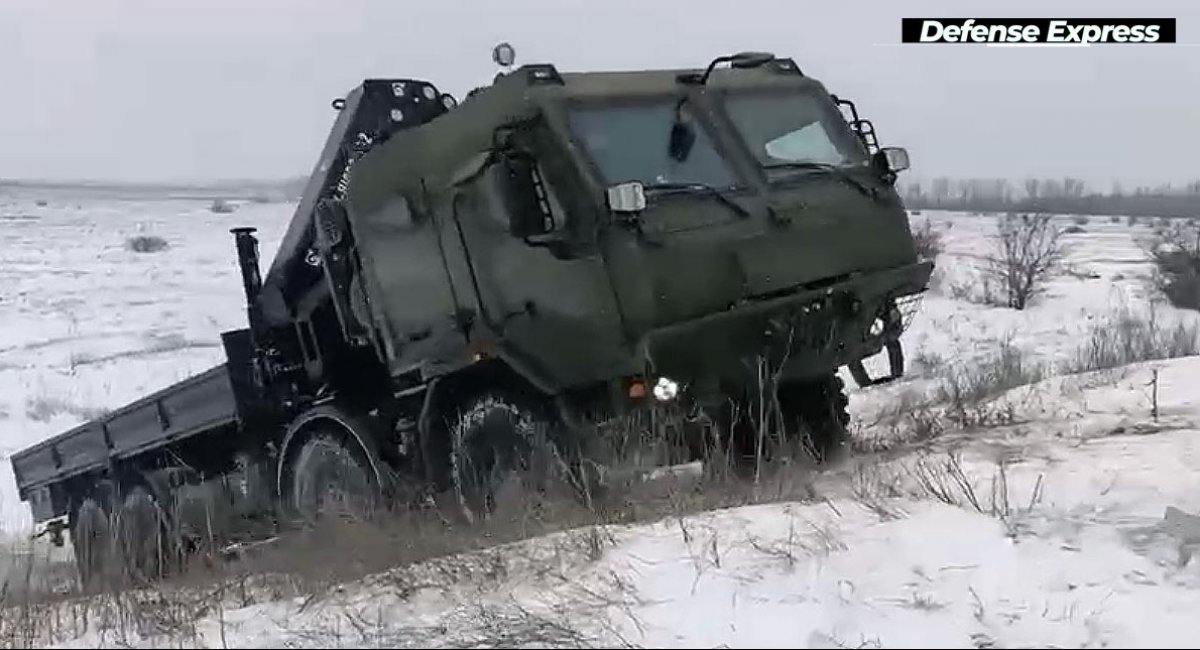 Подъем взят: ВСУ показали, как испытывают новое шасси Tatra для ракетной установки "Нептун"