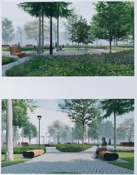 Дивіться, як виглядатиме новий сквер на Шулявці, який відкриють вже цього літа (фото)