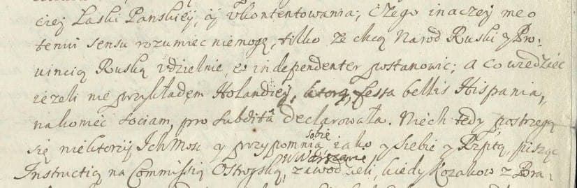 В Польше обнаружили уникальный документ времен гетмана Петра Дорошенко (фото)
