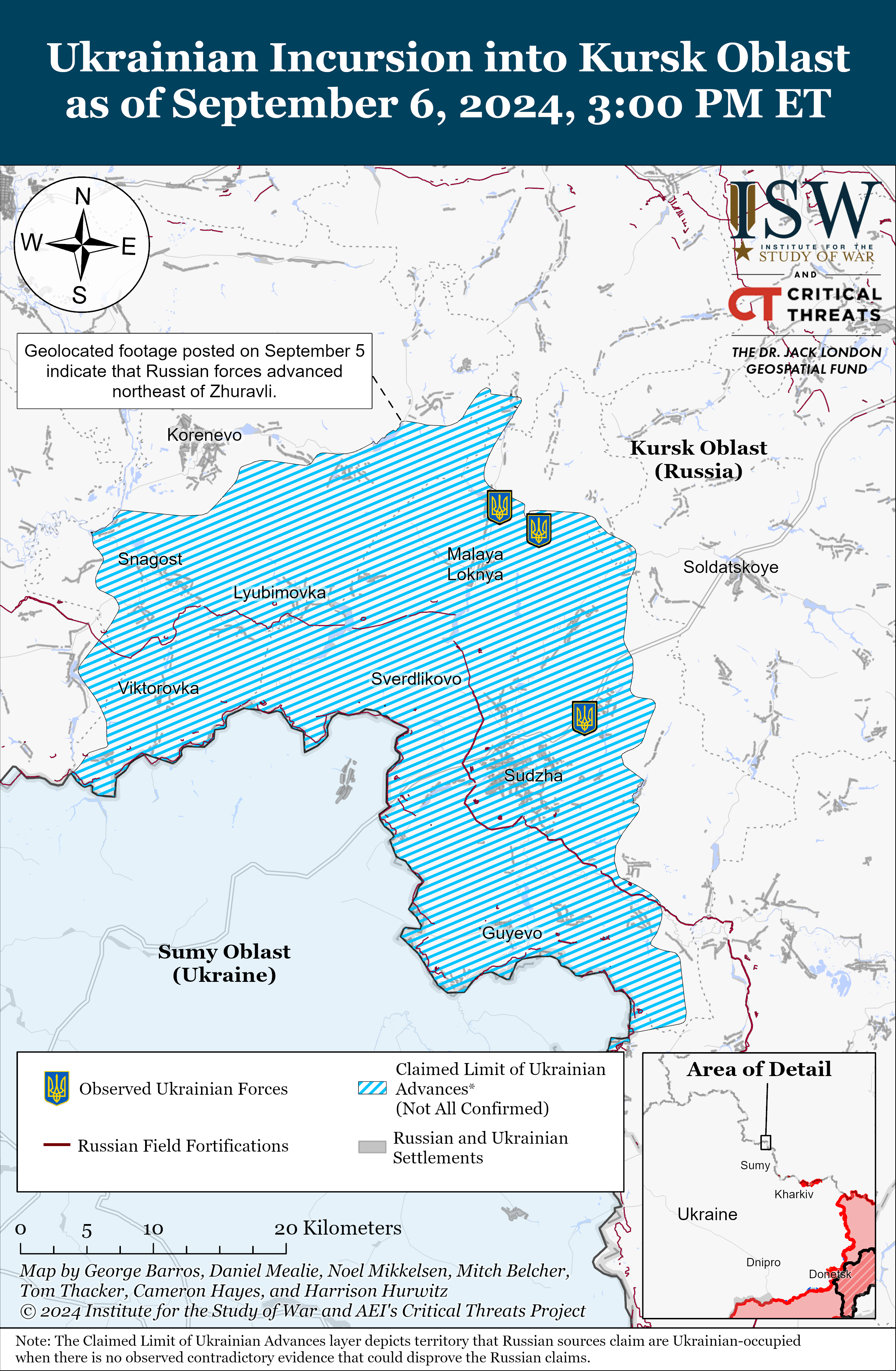 ЗСУ відновили позиції під Покровськом, а окупанти просунулися коло Торецька: карти ISW