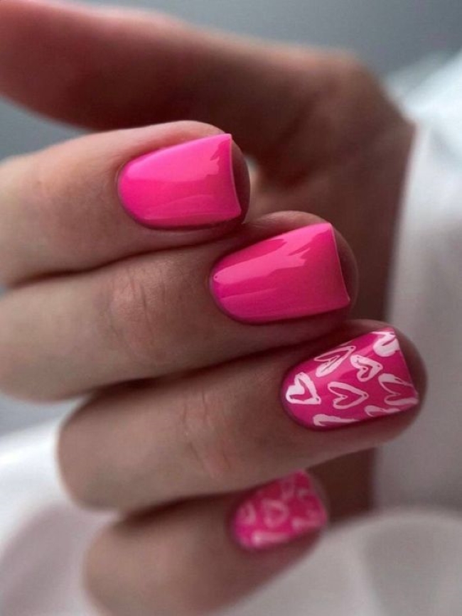 Романтические идеи маникюра ко Дню Святого Валентина (фото)