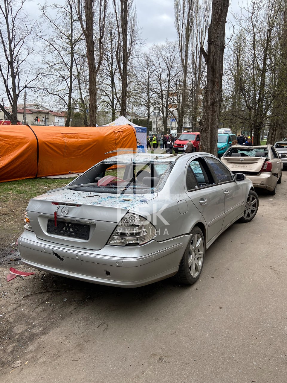 Как выглядит Подольский район Киева после атаки: репортаж РБК-Украина с места событий