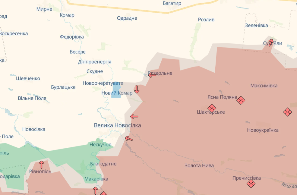 ЗСУ вибили окупантів з села Новий Комар в Донецькій області, - ОСУВ "Хортиця"