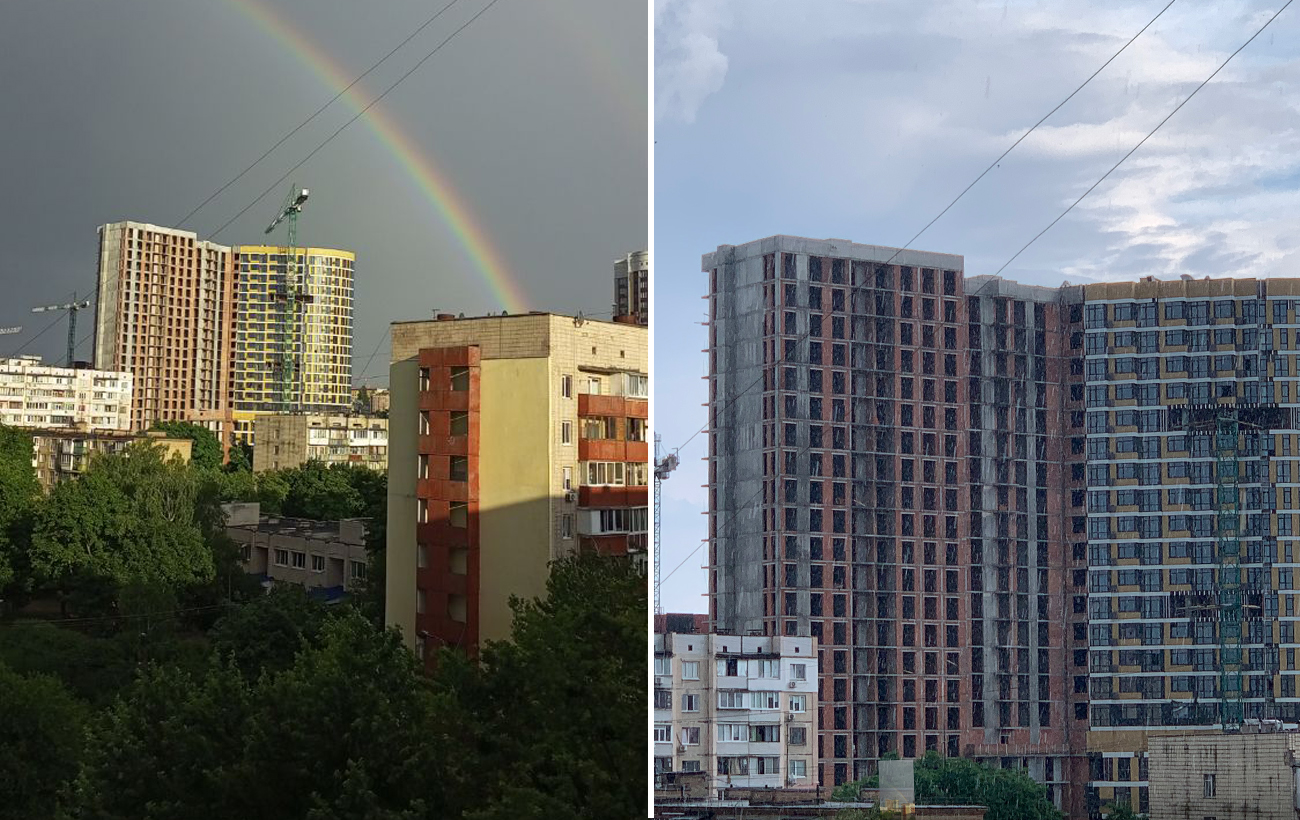 Впав будівельний кран, зламані дерева та потоп: Київ накрив потужний ураган