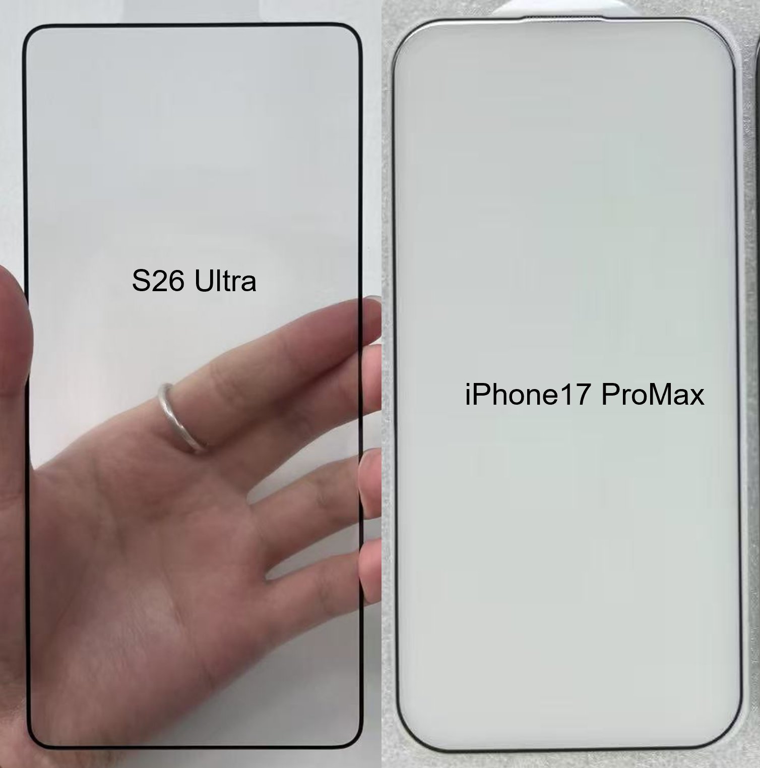 Майбутній Samsung Galaxy S26 Ultra порівняли з S25 Ultra і iPhone 17 Pro Max: що зміниться в дизайні