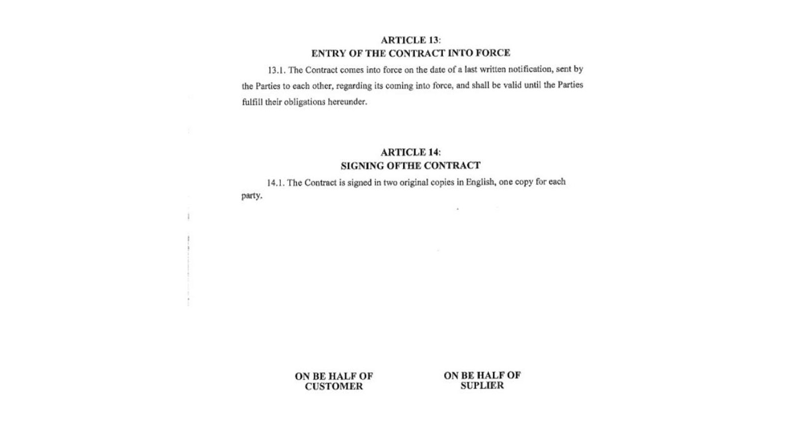 Британские СМИ впервые обнародовали контракт на поставку оружия из Ирана в Россию