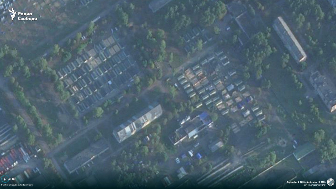 В Беларуси демонтировали все палатки в лагере "вагнеровцев" (спутниковые снимки)