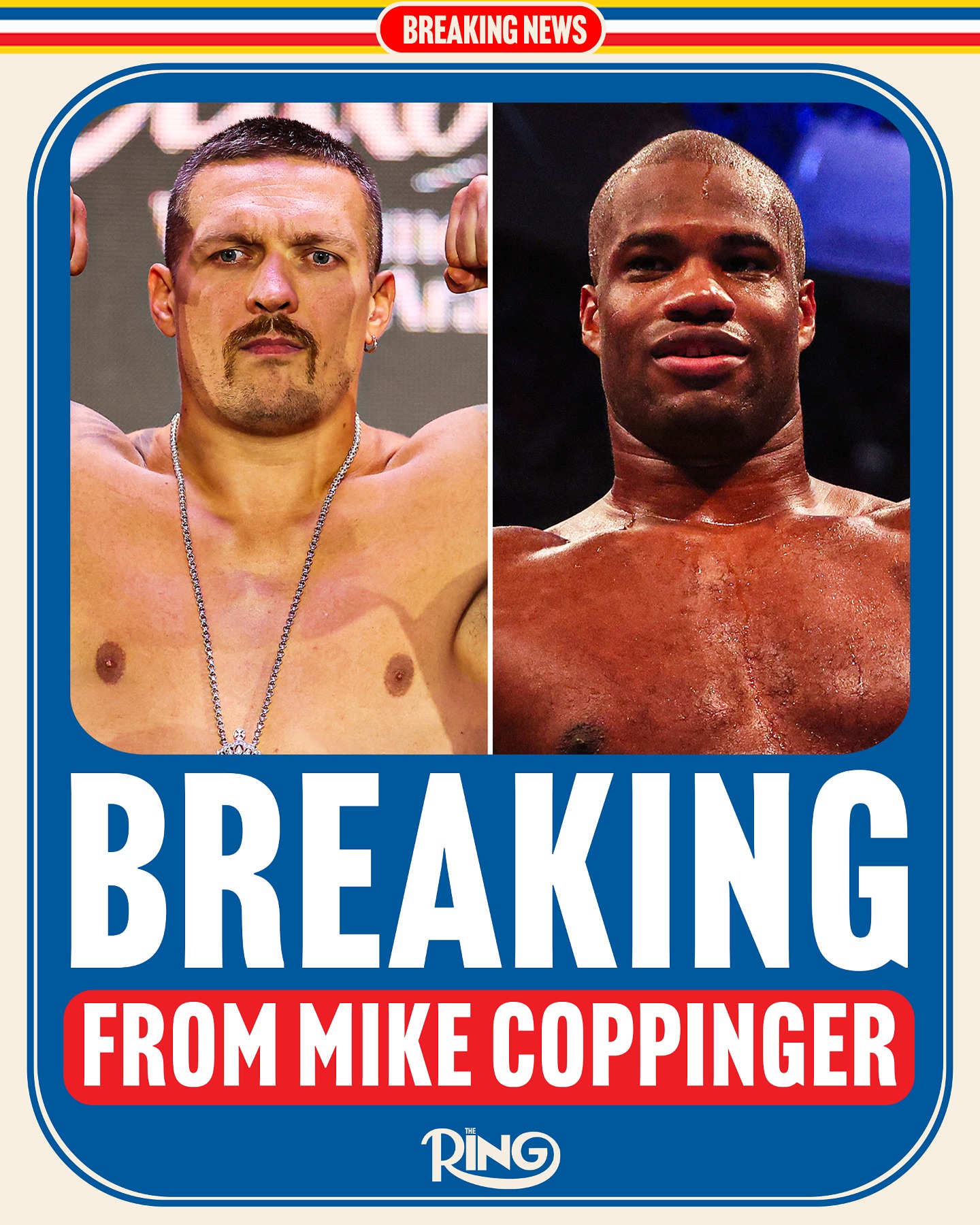 Усик – Дюбуа: відомі попередні дата і місце бою