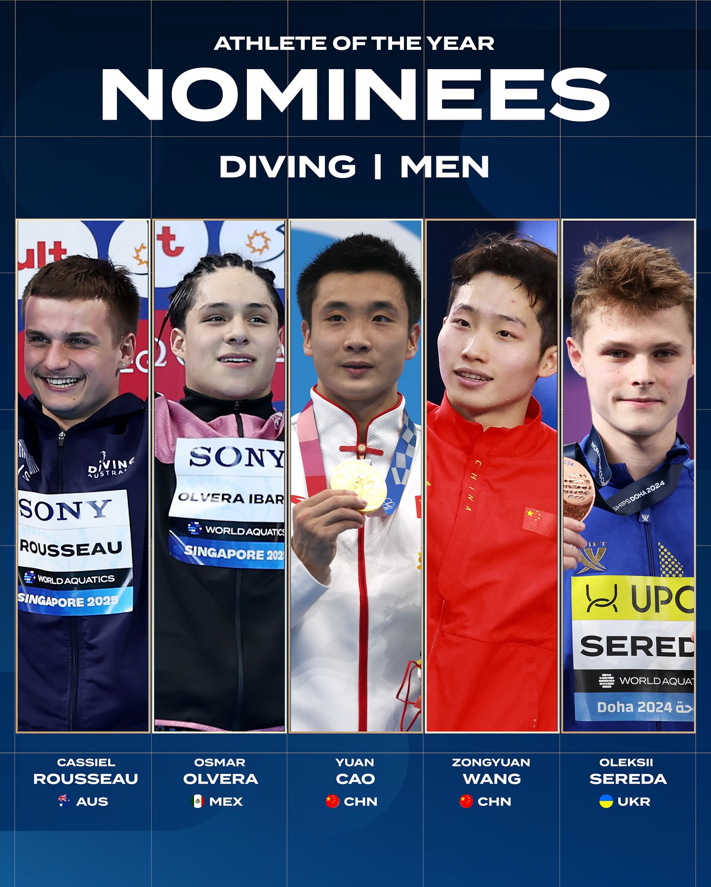 Стрибун у воду Середа претендує на титул найкращого в світі: як за нього проголосувати