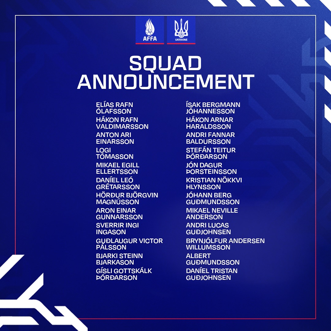 З кривдниками України: збірна Ісландії визначилася зі списком гравців на відбіркові матчі мундіалю