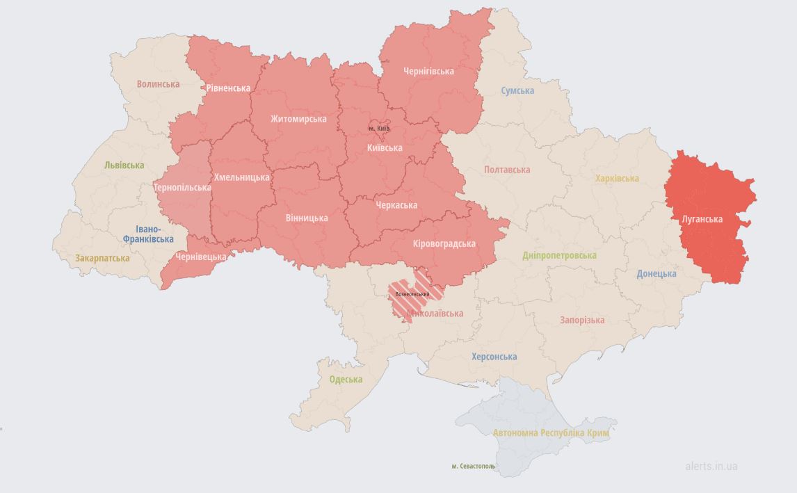 В Кропивницком прогремели взрывы во время воздушной тревоги