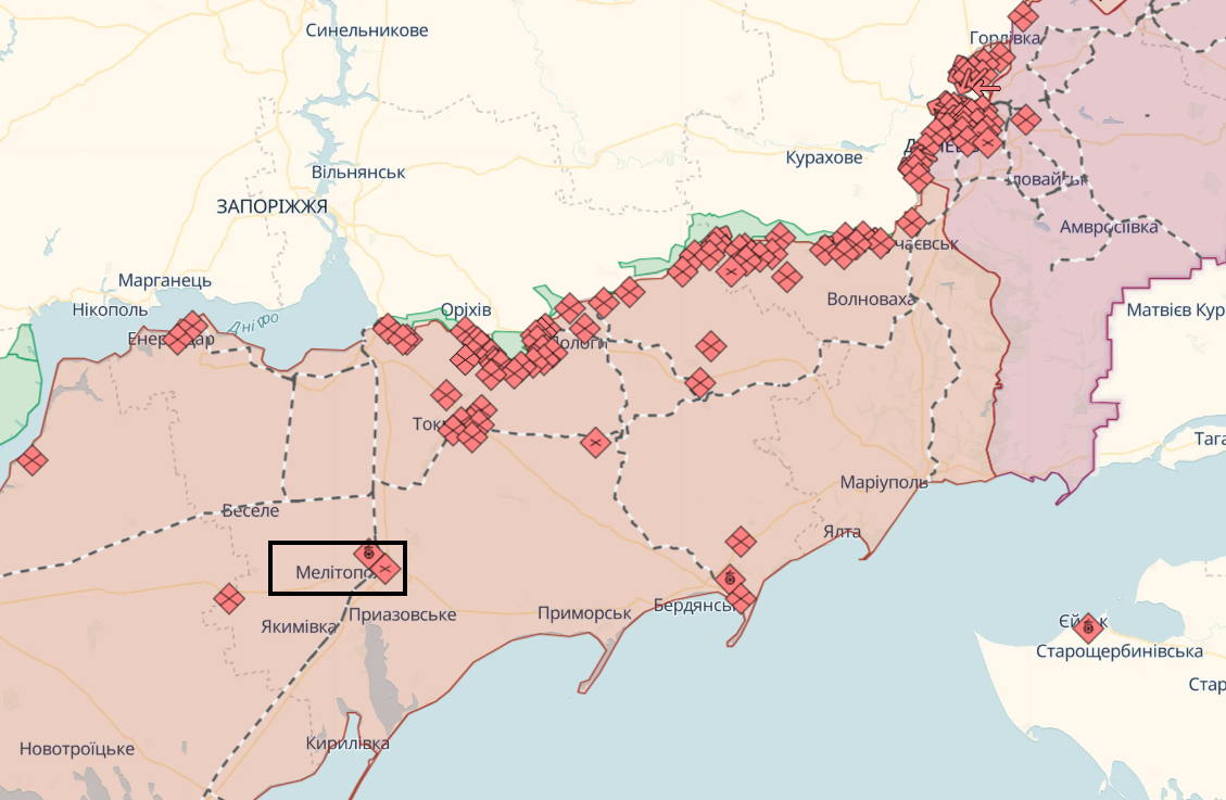 В окупованому Мелітополі зранку чули вибух