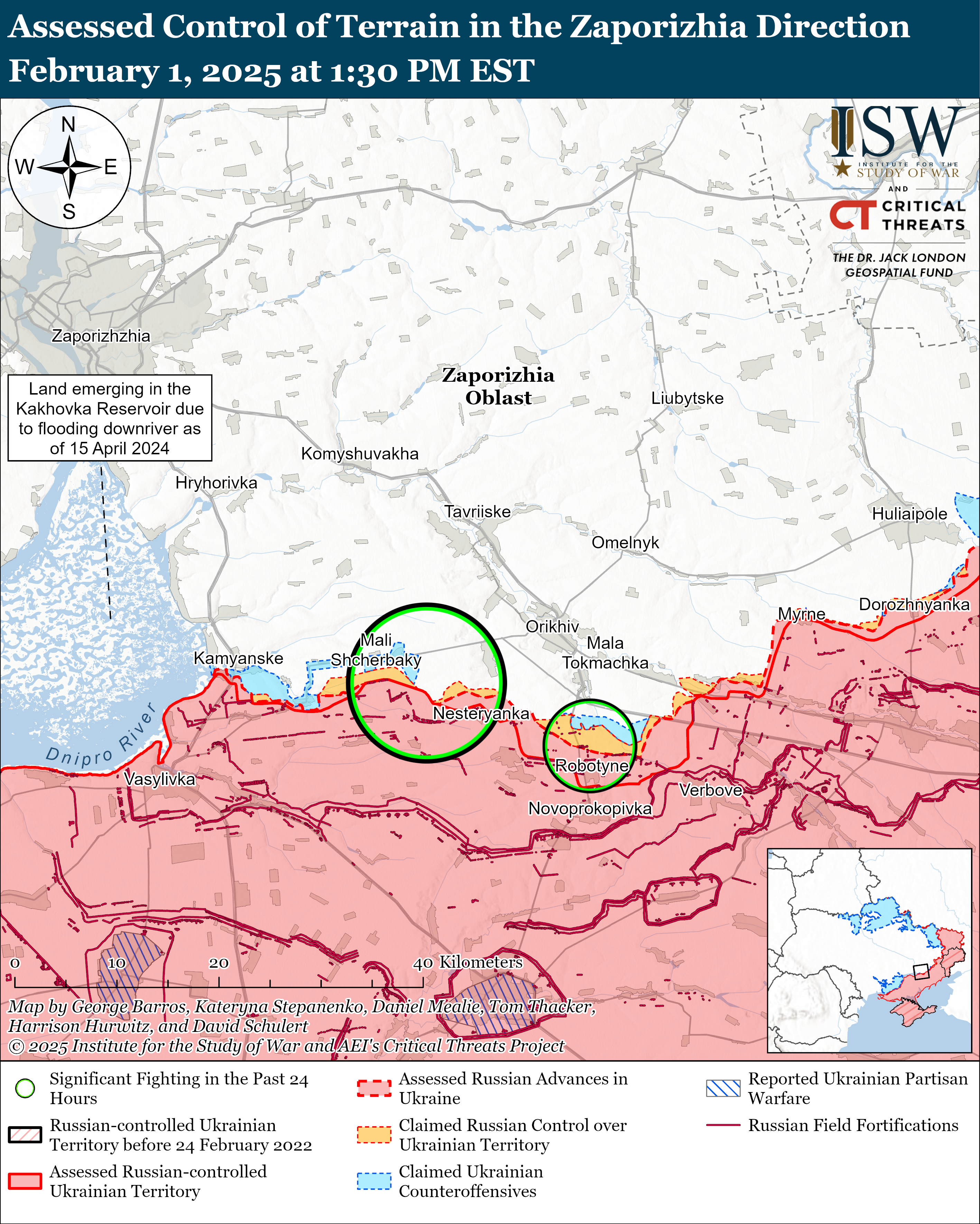 ЗСУ просунулися в Торецьку, РФ тисне коло Часового Яру, Покровська і Курахового: карти ISW