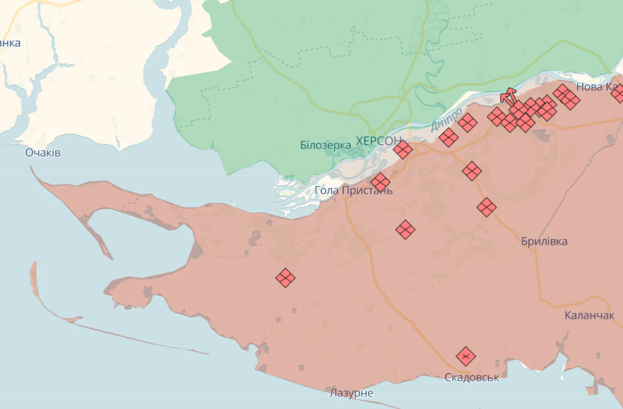 Окупанти спробували висадитися на острів Козацький під Херсоном, але зазнали втрат, - ЗСУ