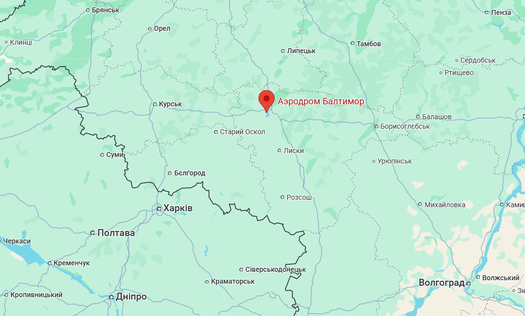 У Росії заявили про атаку на аеродром "Балтімор" у Воронежі