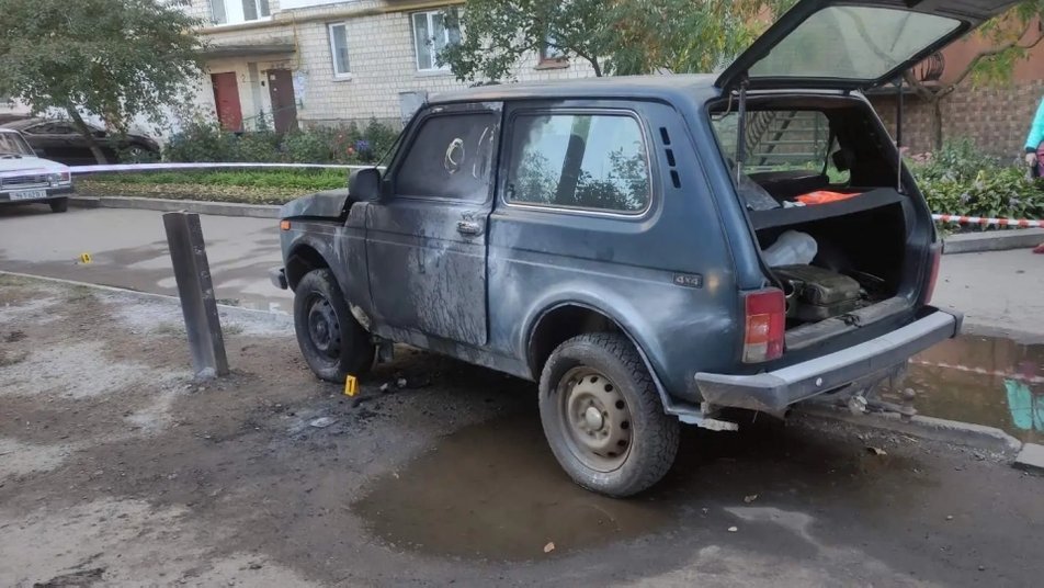 У Вінницькій області підірвали автомобіль поліцейського