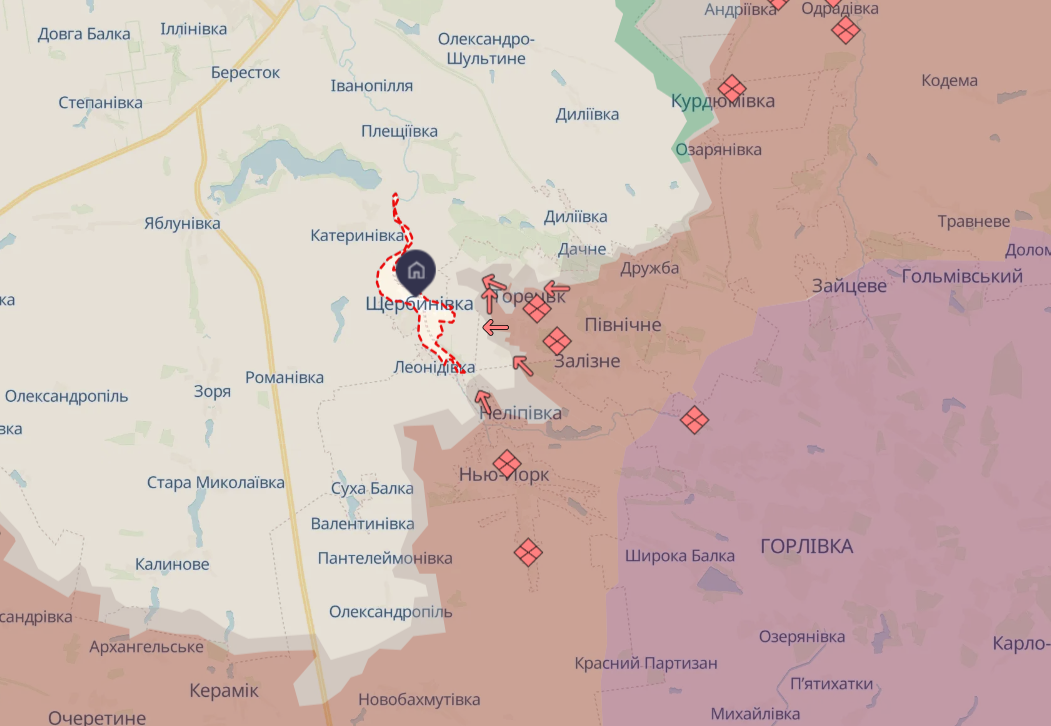 Біля Торецька штурмові групи РФ проникли в бойові порядки ЗСУ, їх знищують