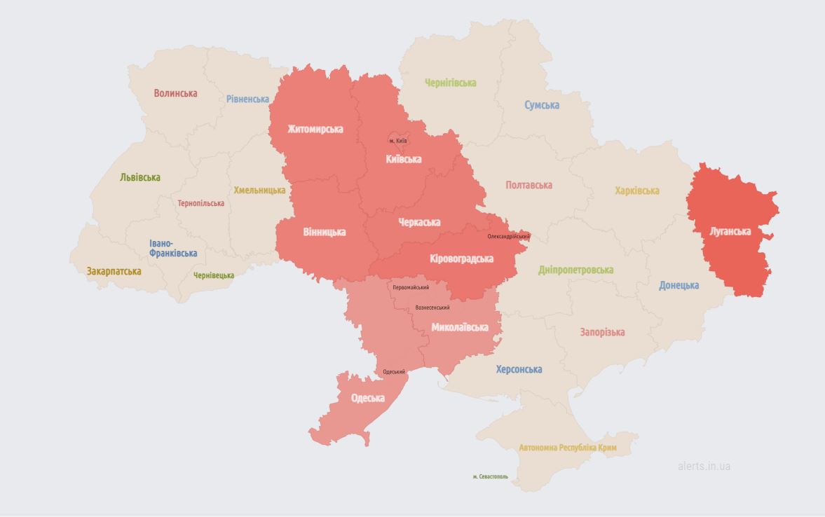 У Київській області повідомляють про роботу ППО