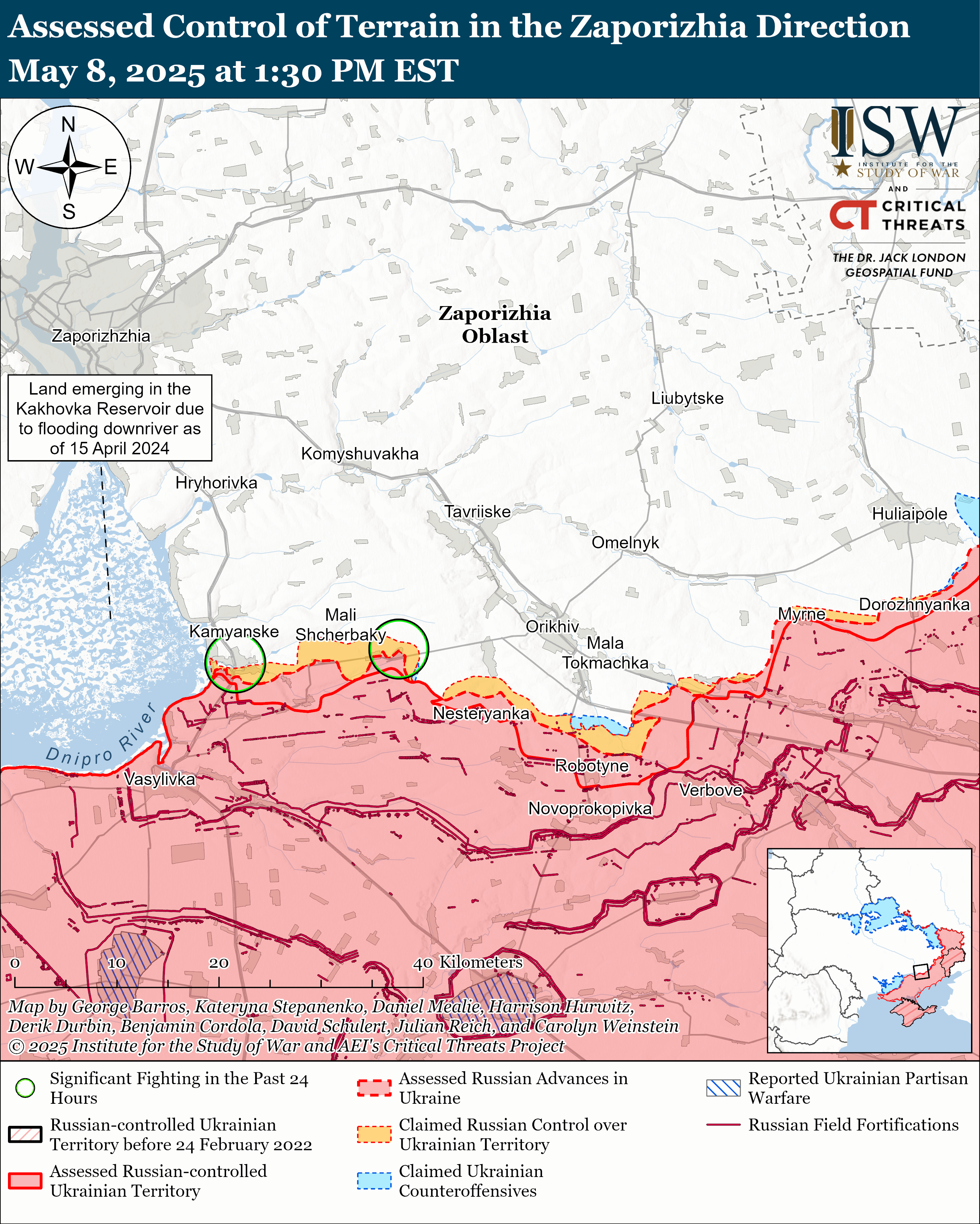 ЗСУ просунулися біля Торецька і в Курській області, ворог тисне на 7 напрямках: карти ISW