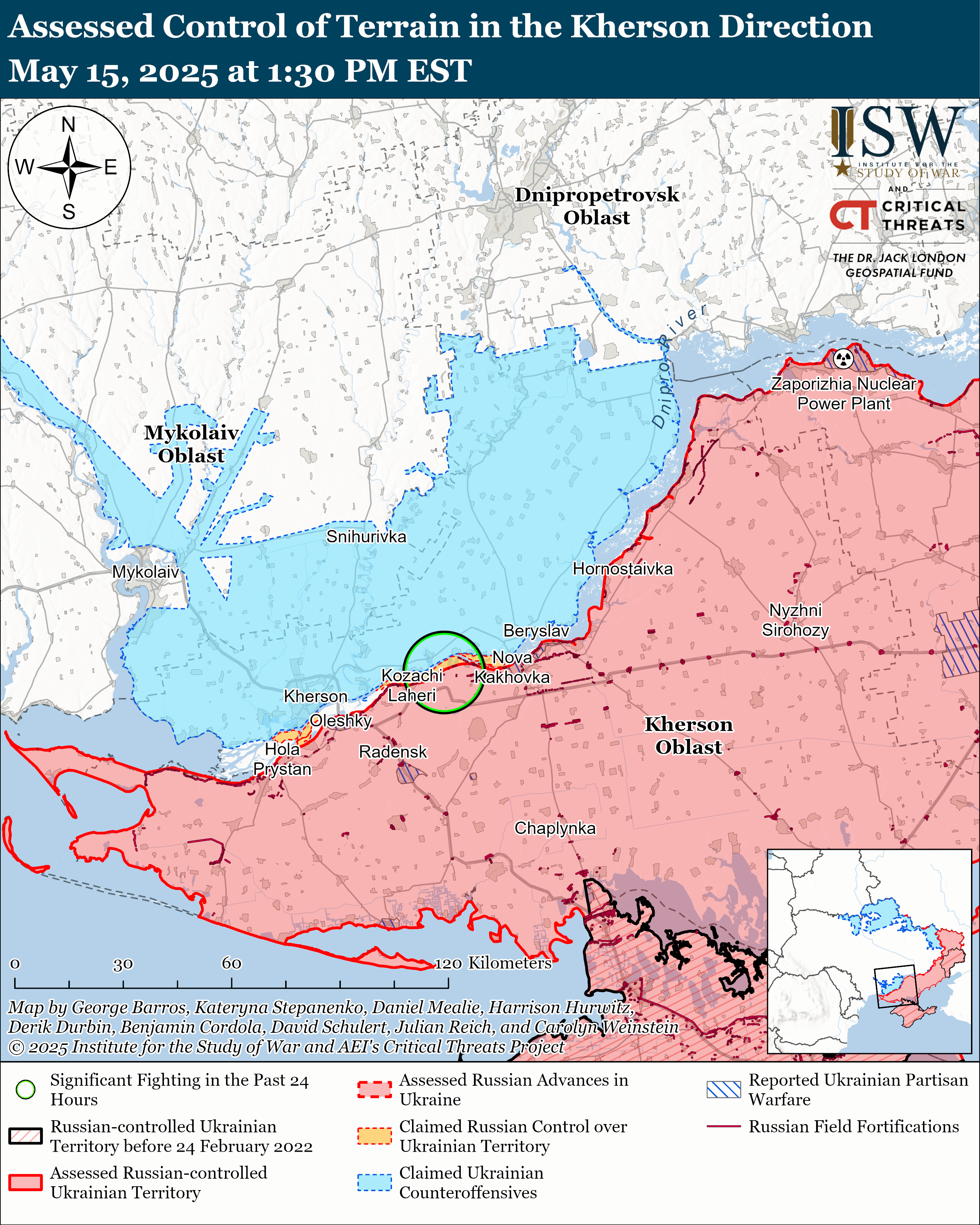 ЗСУ мали успіх під Торецьком, окупанти тиснуть на трьох напрямках: карти ISW