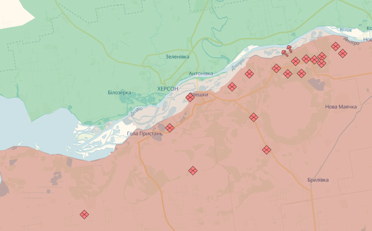 Новий напрямок атаки. Окупанти намагаються створити плацдарм для форсування Дніпра