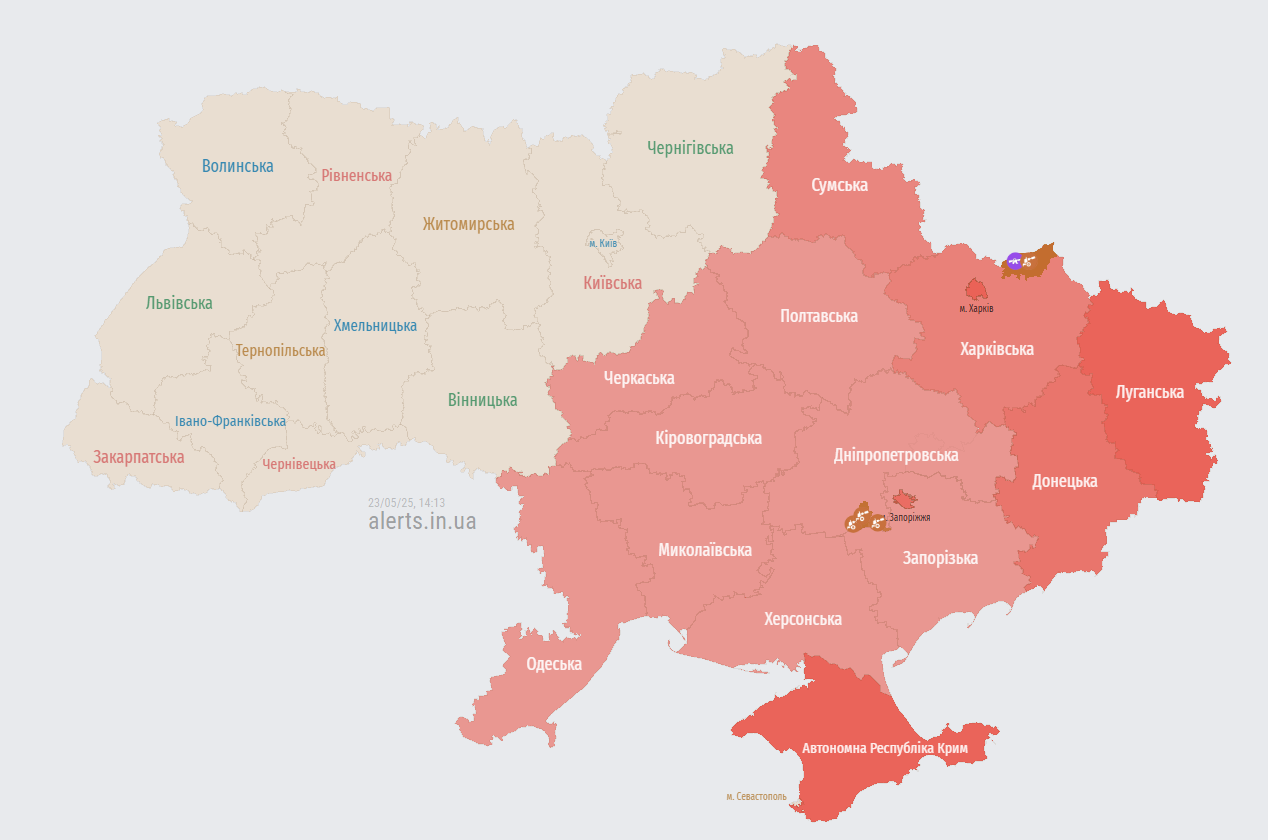 В Одесі пролунали вибухи на тлі загрози балістики