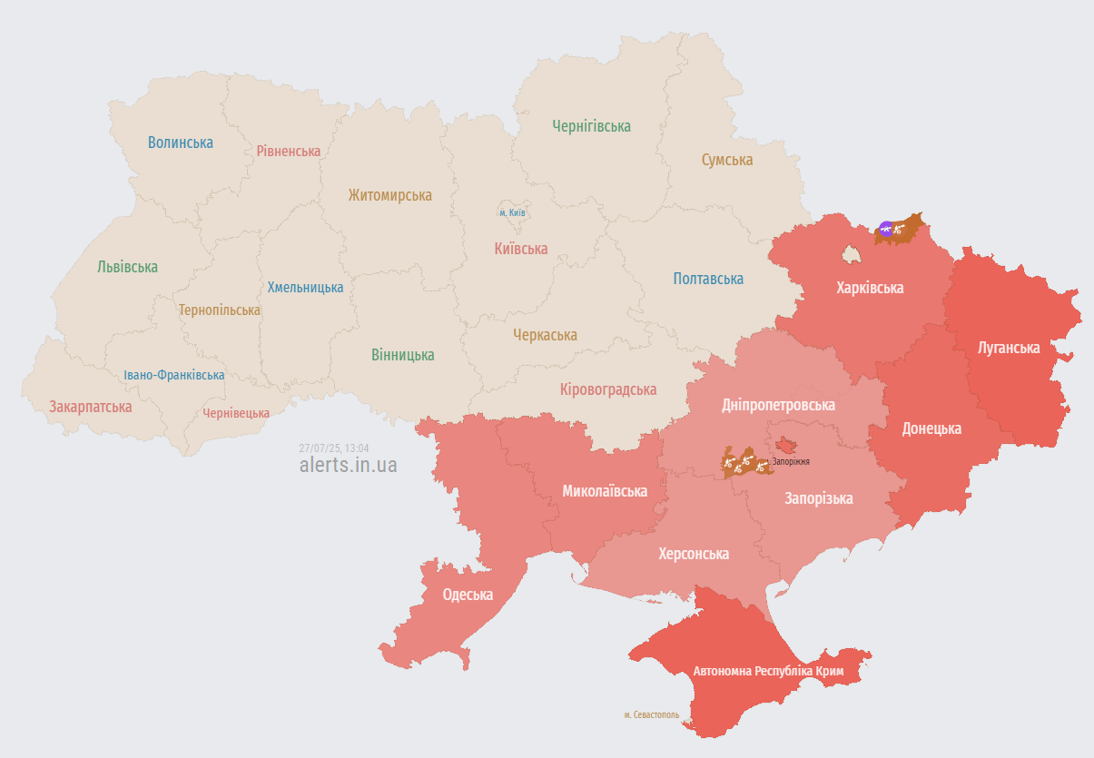 В Одесі пролунали вибухи, працює ППО