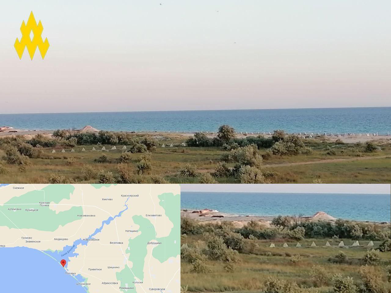 Росіяни встановили "зуби дракона" на побережжі поблизу Євпаторії (фото)