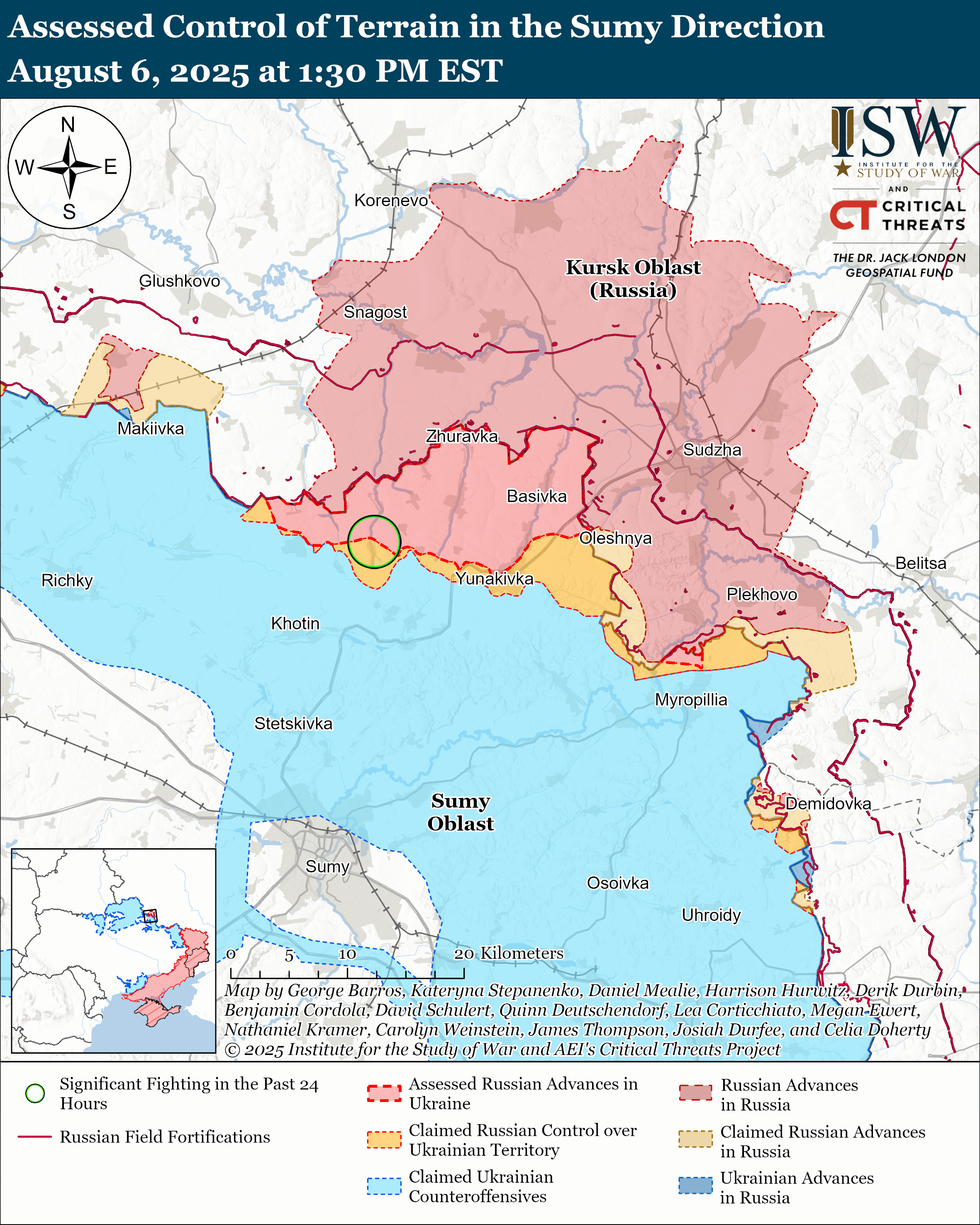 ISW показав оновлені карти боїв: де просунулися ЗСУ та війська РФ