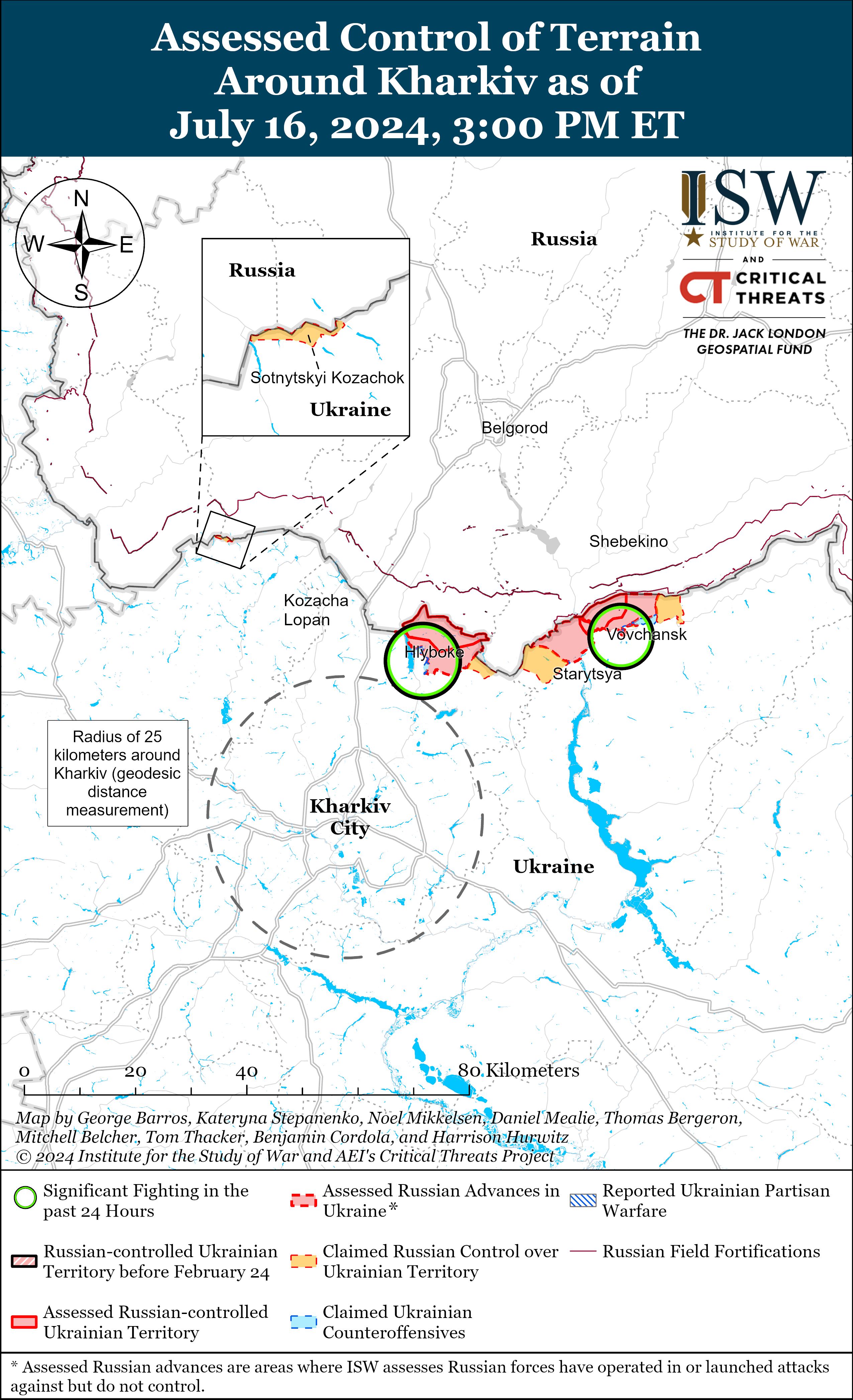 Позиційні бої точаться на багатьох напрямках, ворог просунувся під Авдіївкою: карти ISW
