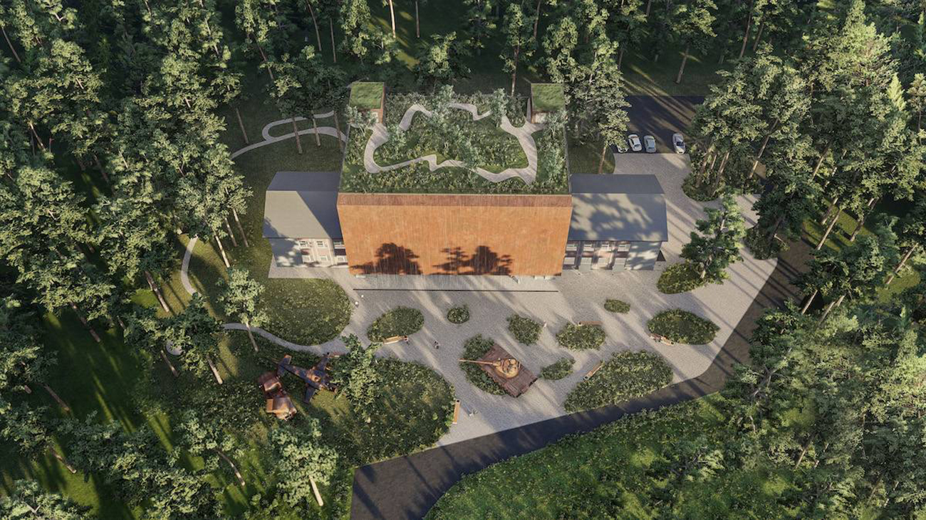 Архітектори показали проект меморіалу у Ягідному, яке 27 днів було під окупацією росіян