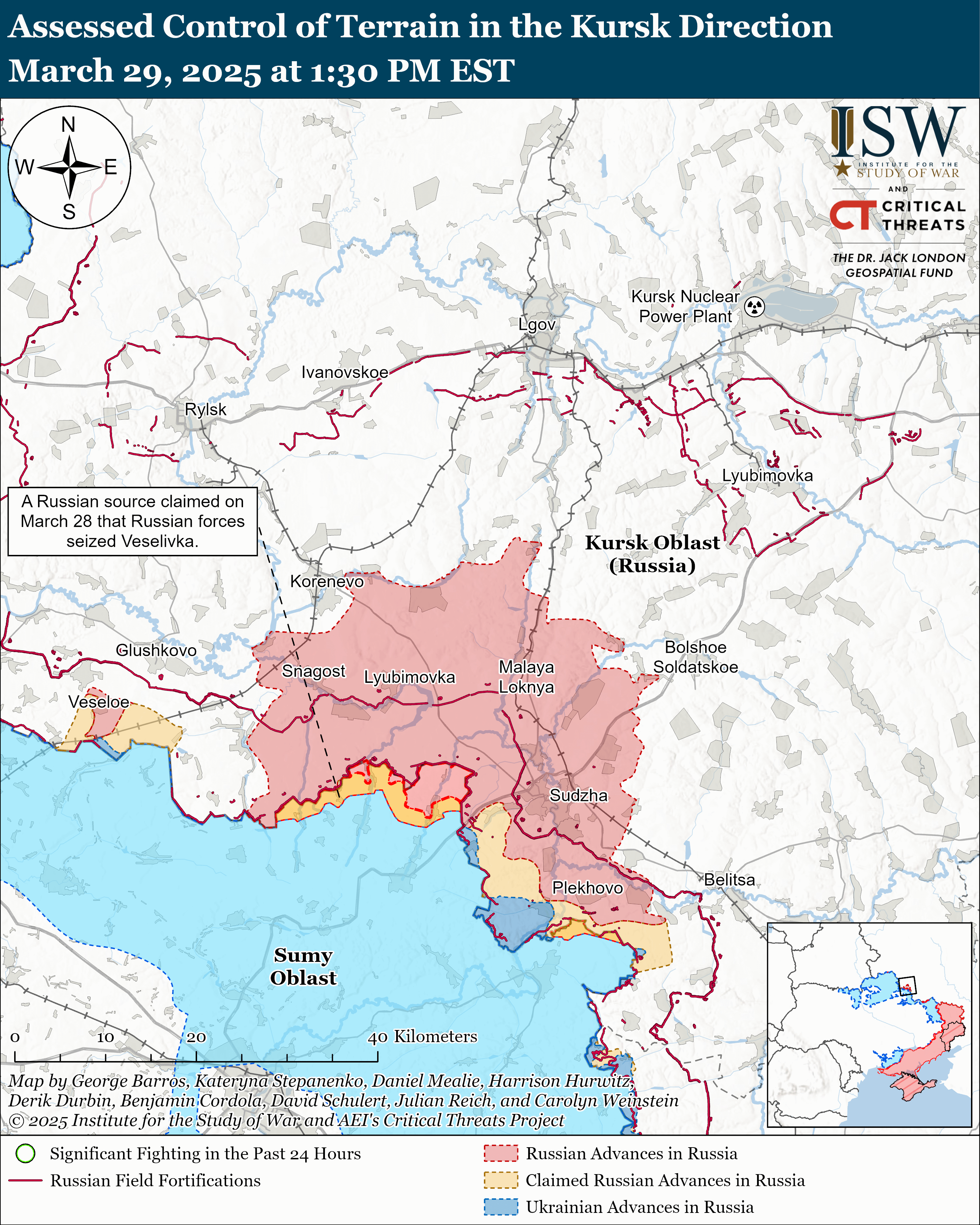 ЗСУ мали успіх біля Покровська і на Бєлгородщині, ворог тисне на 3 напрямках: карти ISW