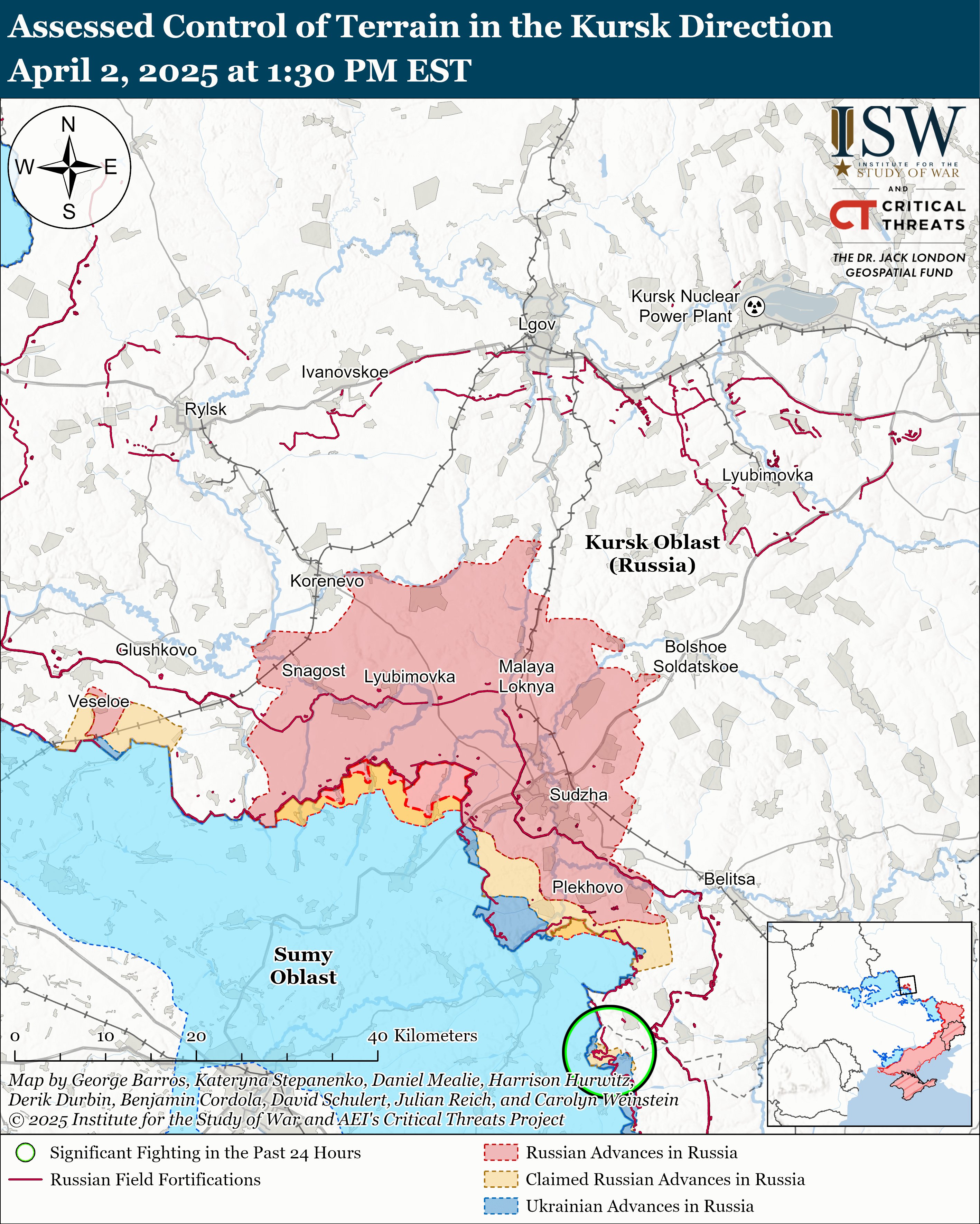 ЗСУ просунулися біля Покровська, росіяни тиснуть на трьох напрямках: карти ISW