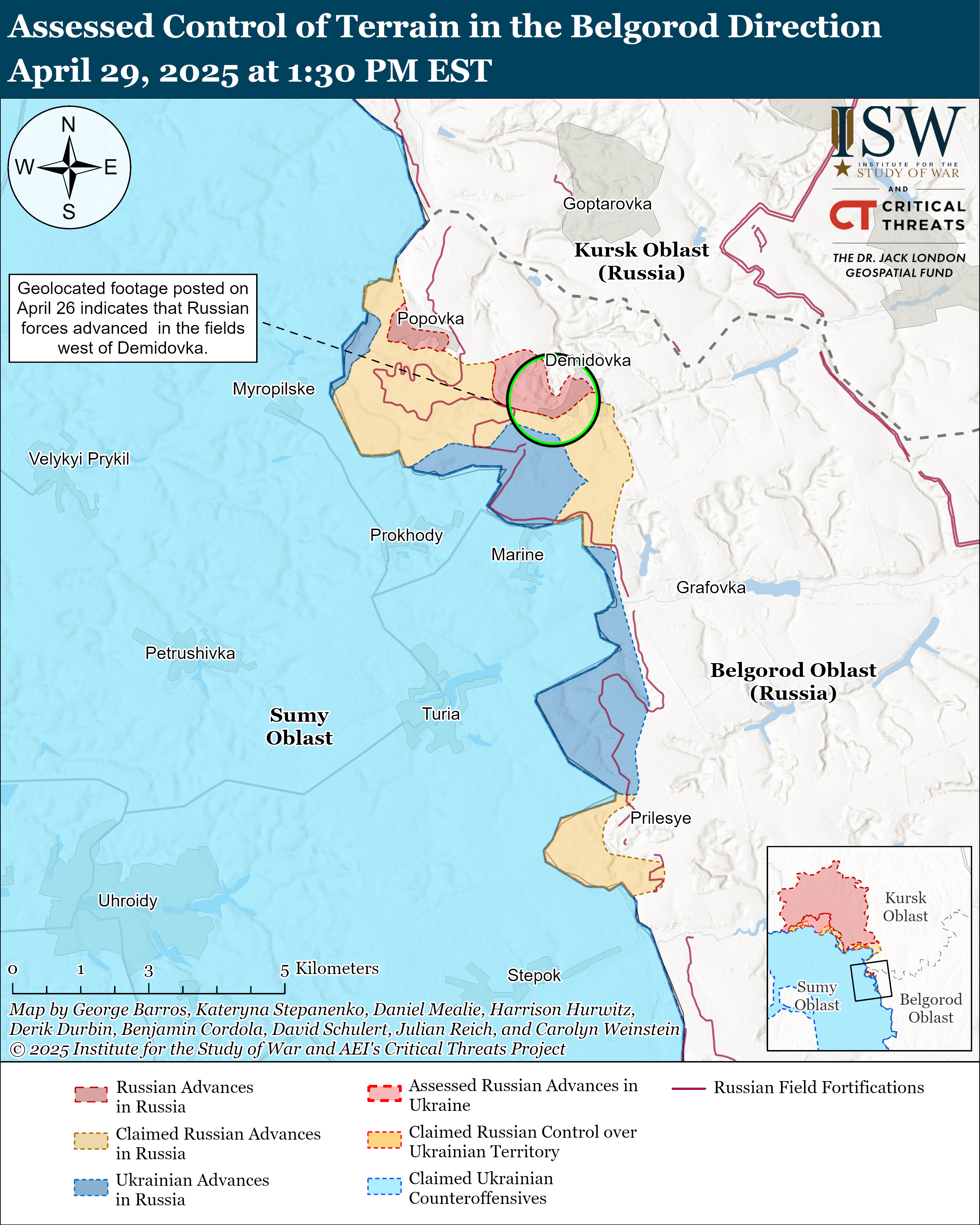 ЗСУ просунулися поблизу Торецька, ворог тисне на п'яти напрямках: карти ISW