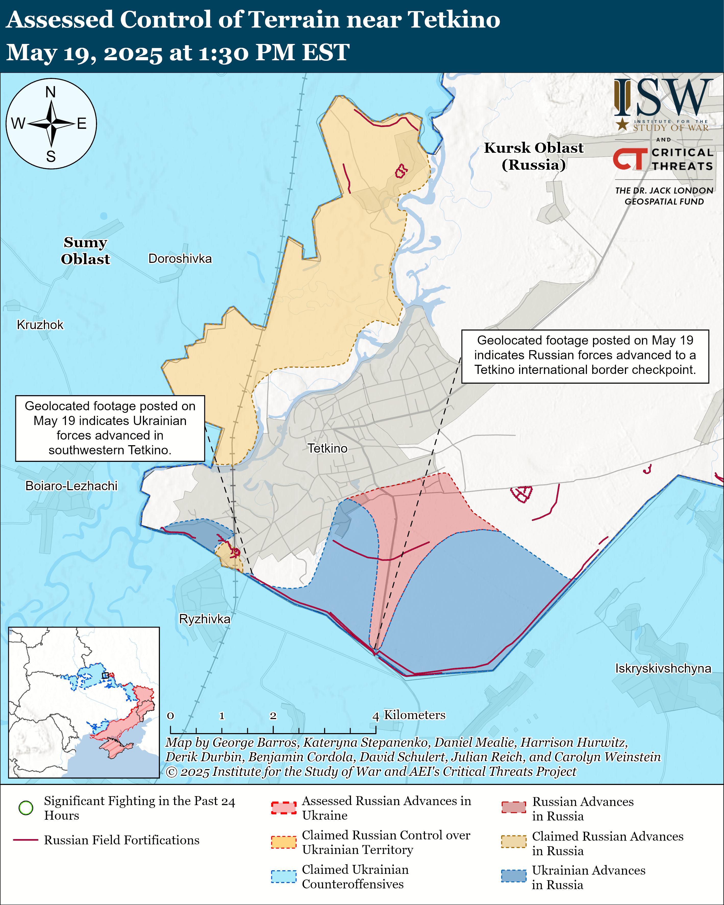 ЗСУ просунулися в Курській області, біля Борової та Торецька: карти ISW