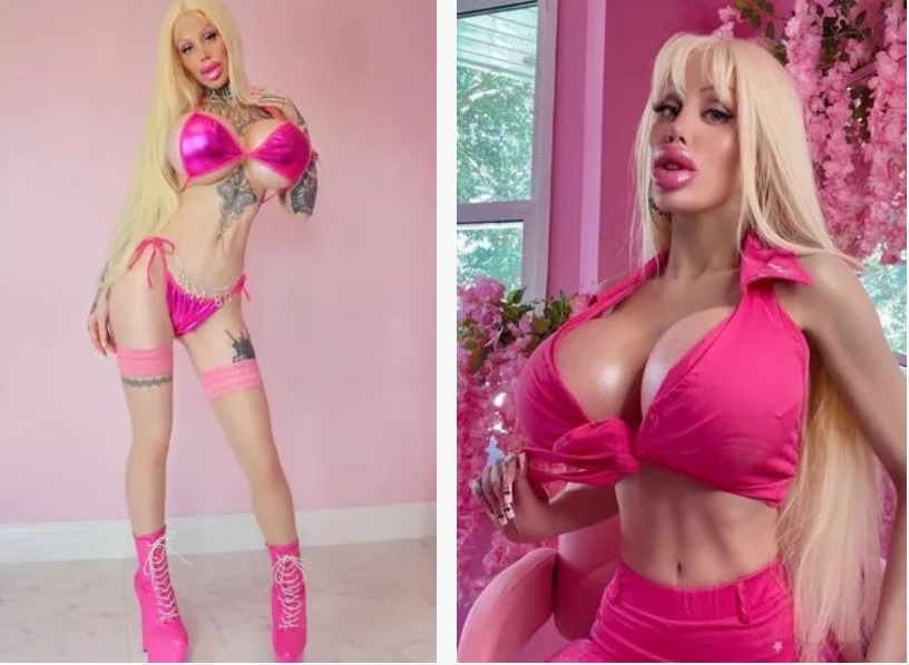 Жінка витратила 120 тис. доларів, щоб стати схожою на Барбі. Дивіться, як вона виглядає