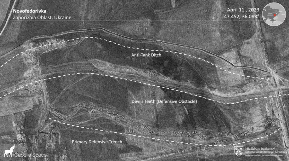Росіяни в очікування контрнаступу ЗСУ риють окопи: Reuters назвало найукріпленіший район