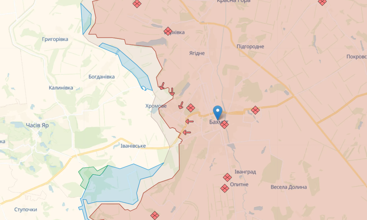 ЗСУ на позиціях. Що відбувається в Бахмуті та хто контролює місто