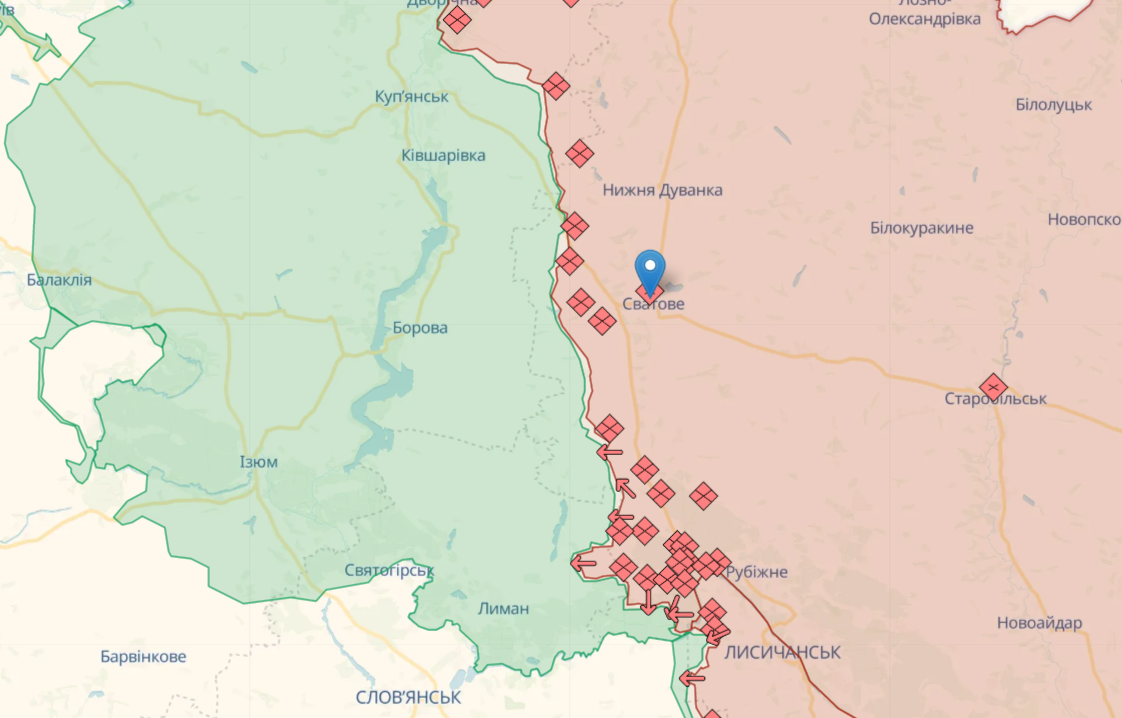 ЗСУ просунулись на Сватівському напрямку. Сирський розповів про бої на сході