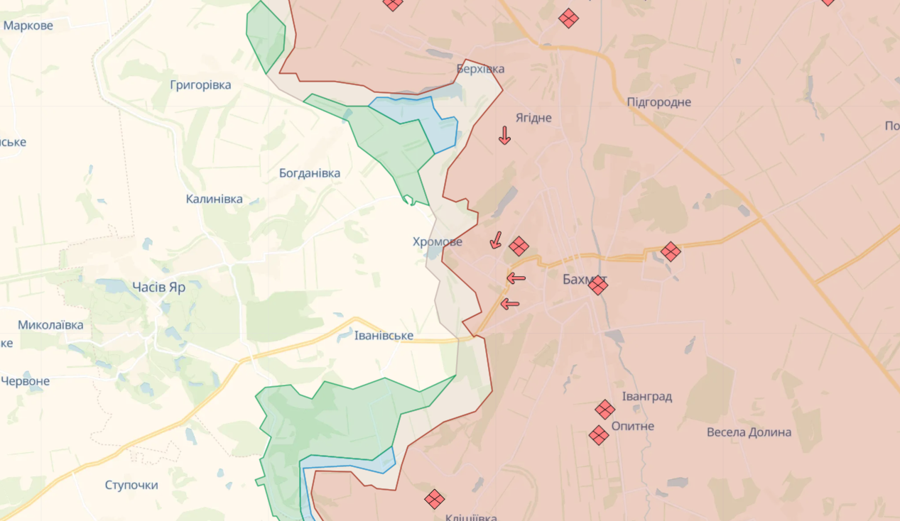 ЗСУ вдалося розширити успіх на Бахмутському напрямку, - DeepState