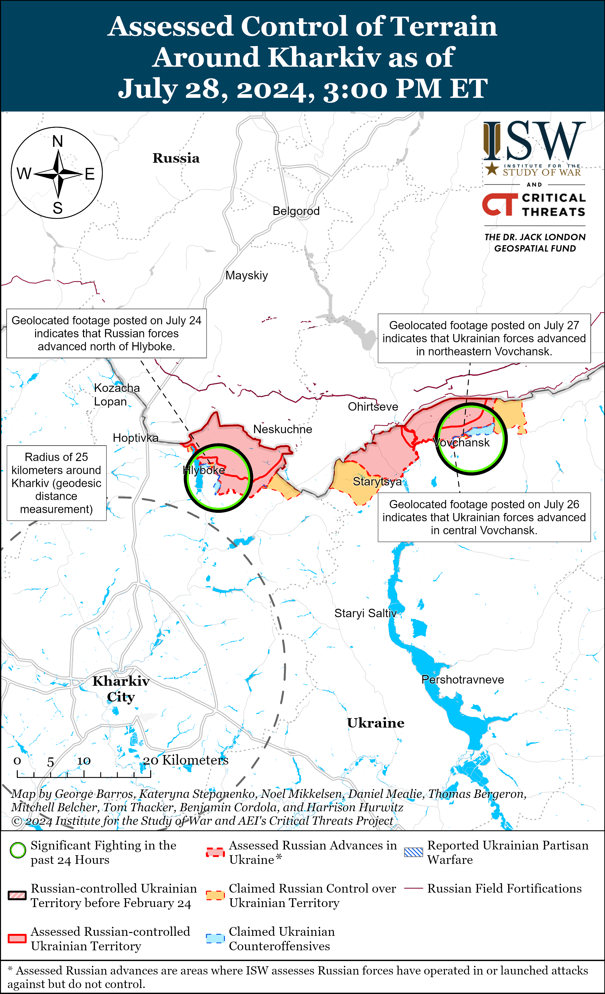 ЗСУ мали успіх на Сіверському напрямку, а РФ мріє про "котел" під Авдіївкою: карти ISW