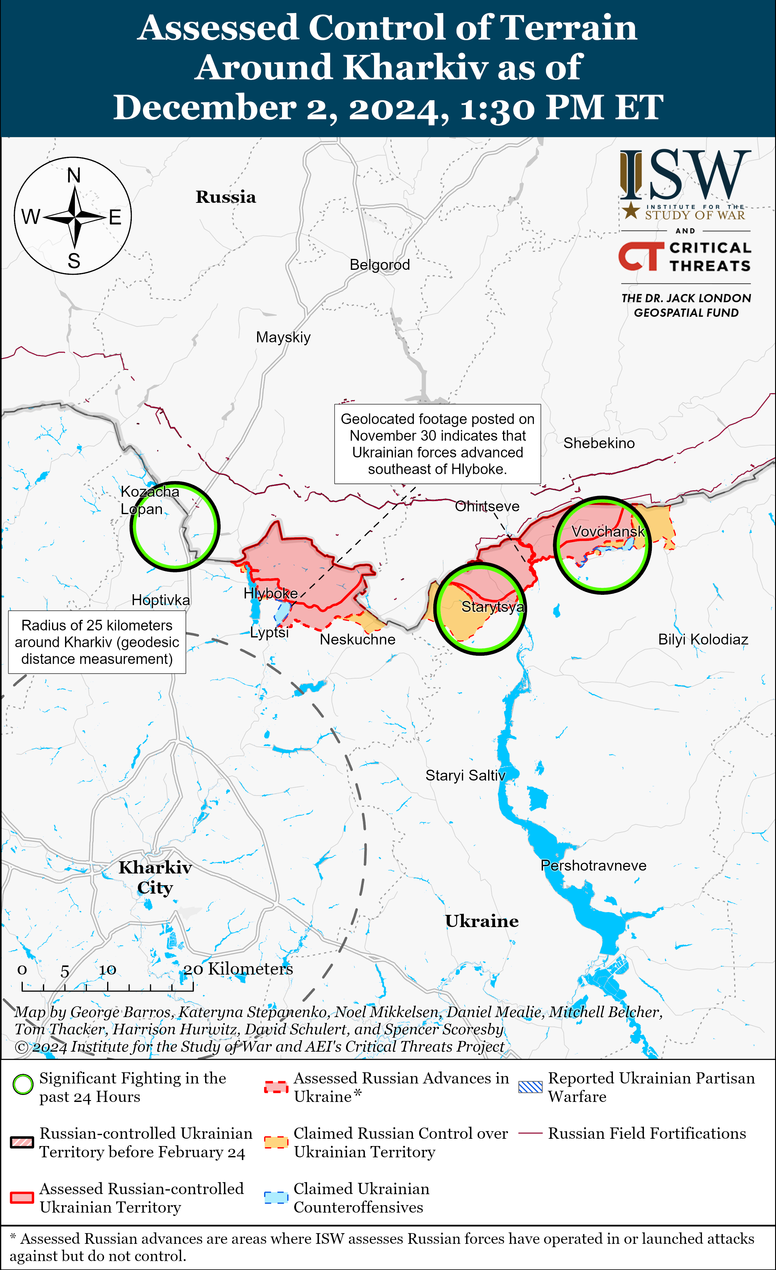 ЗСУ просунулися біля Часового Яру, ворог тисне на трьох напрямках на Донбасі: карти ISW
