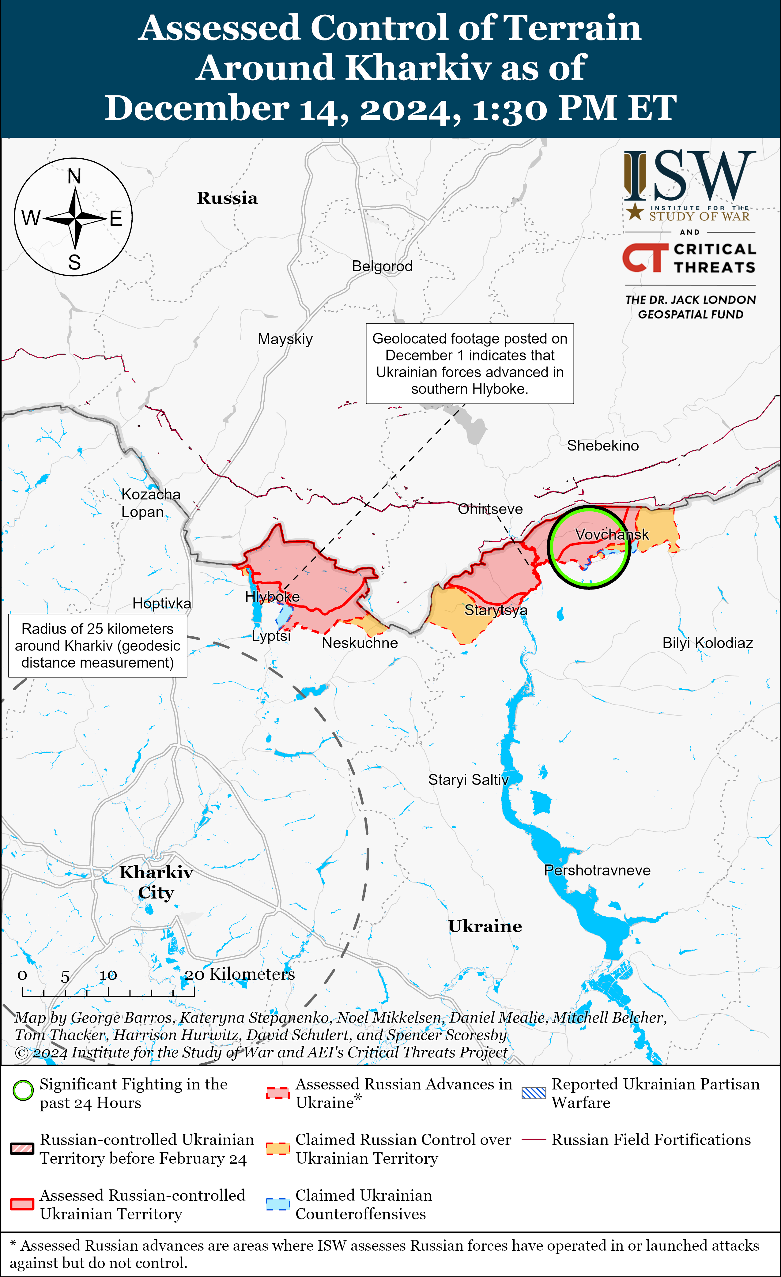 ЗСУ відновили позиції під Вовчанськом, ворог просунувся у трьох областях: карти ISW