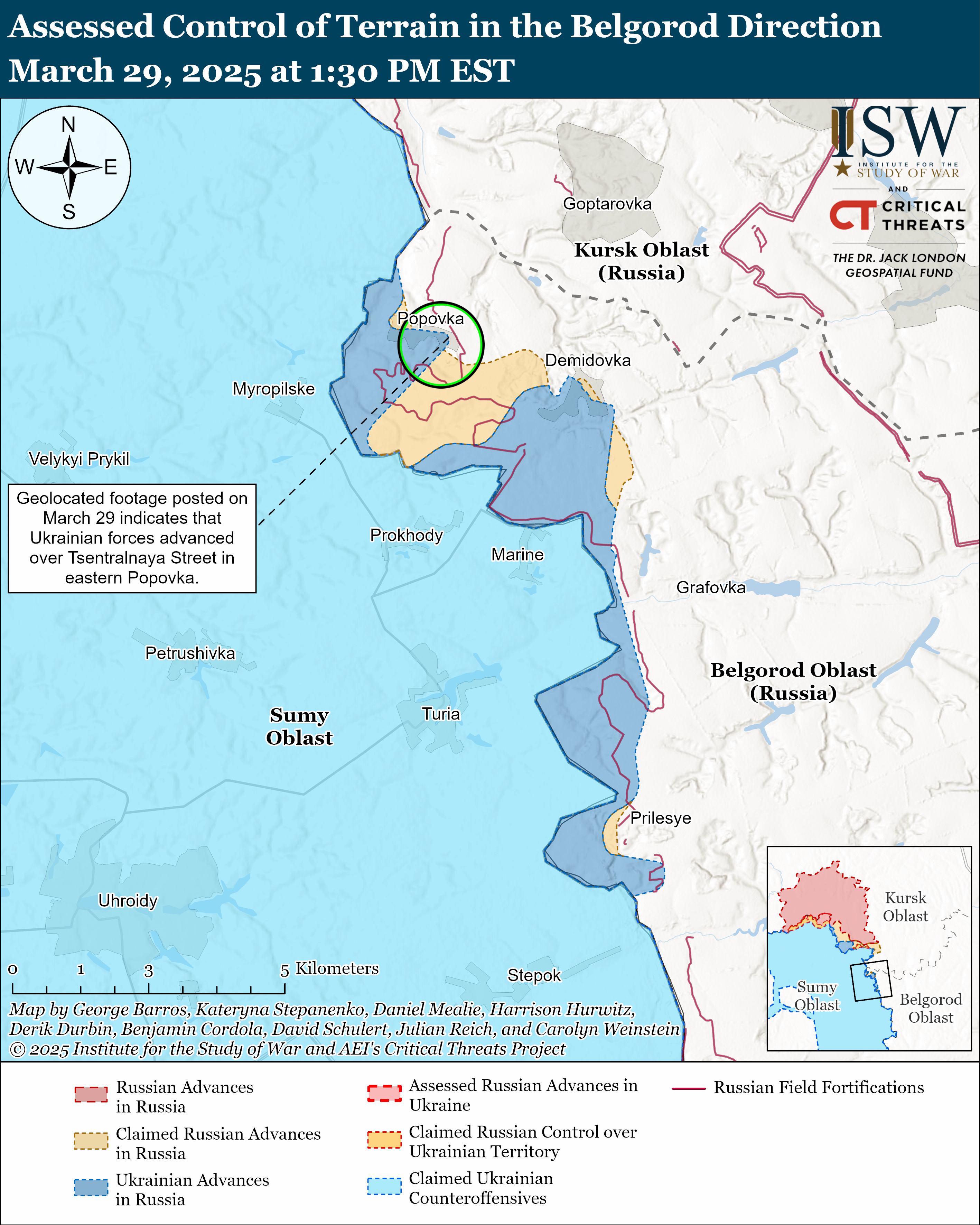 ЗСУ мали успіх біля Покровська і на Бєлгородщині, ворог тисне на 3 напрямках: карти ISW