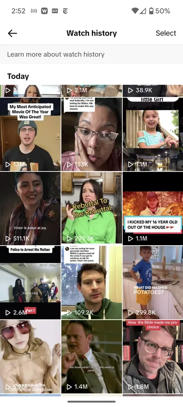 Як знайти та очистити історію переглядів у TikTok, щоб почати все з чистого листа