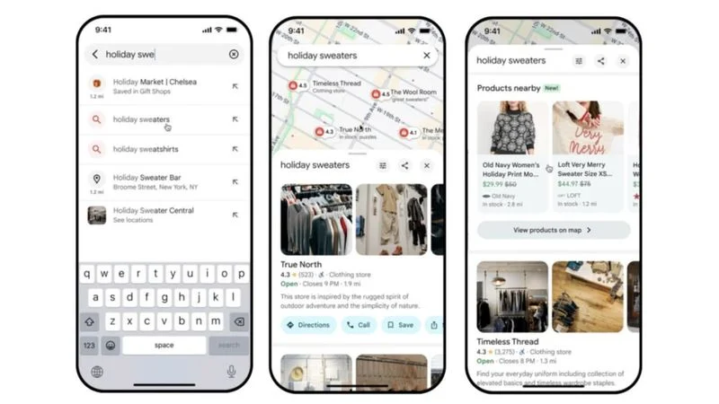 Більше жодних черг. Google Maps додає нові функції, які допоможуть вам у святковий сезон